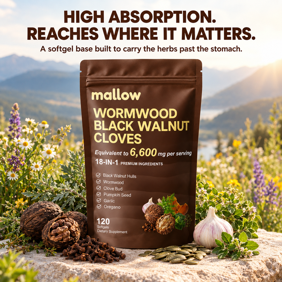 mallow Wormwood Black Walnut Cloves
